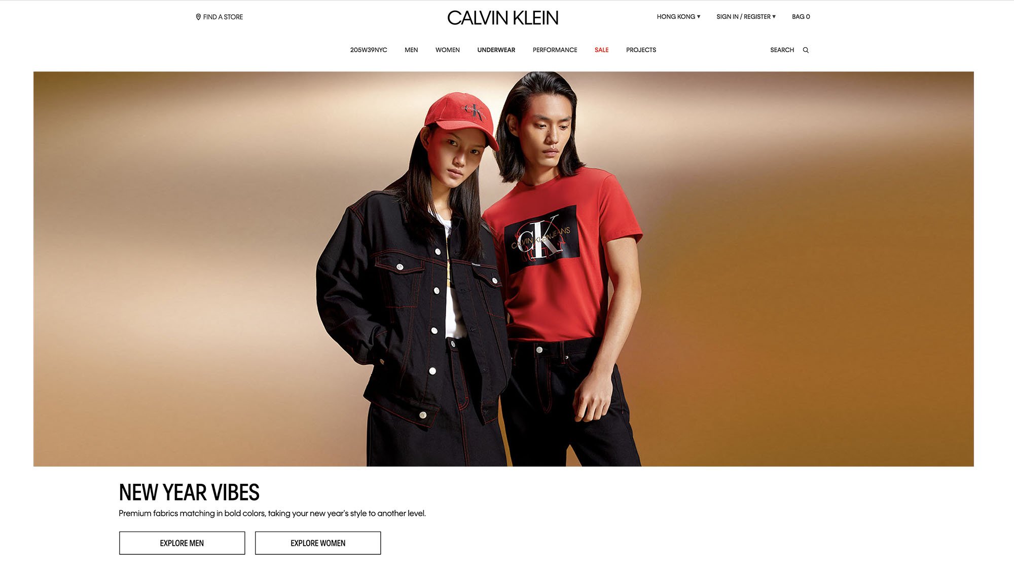 Calvin Klein CNY Campaign Hong Kong