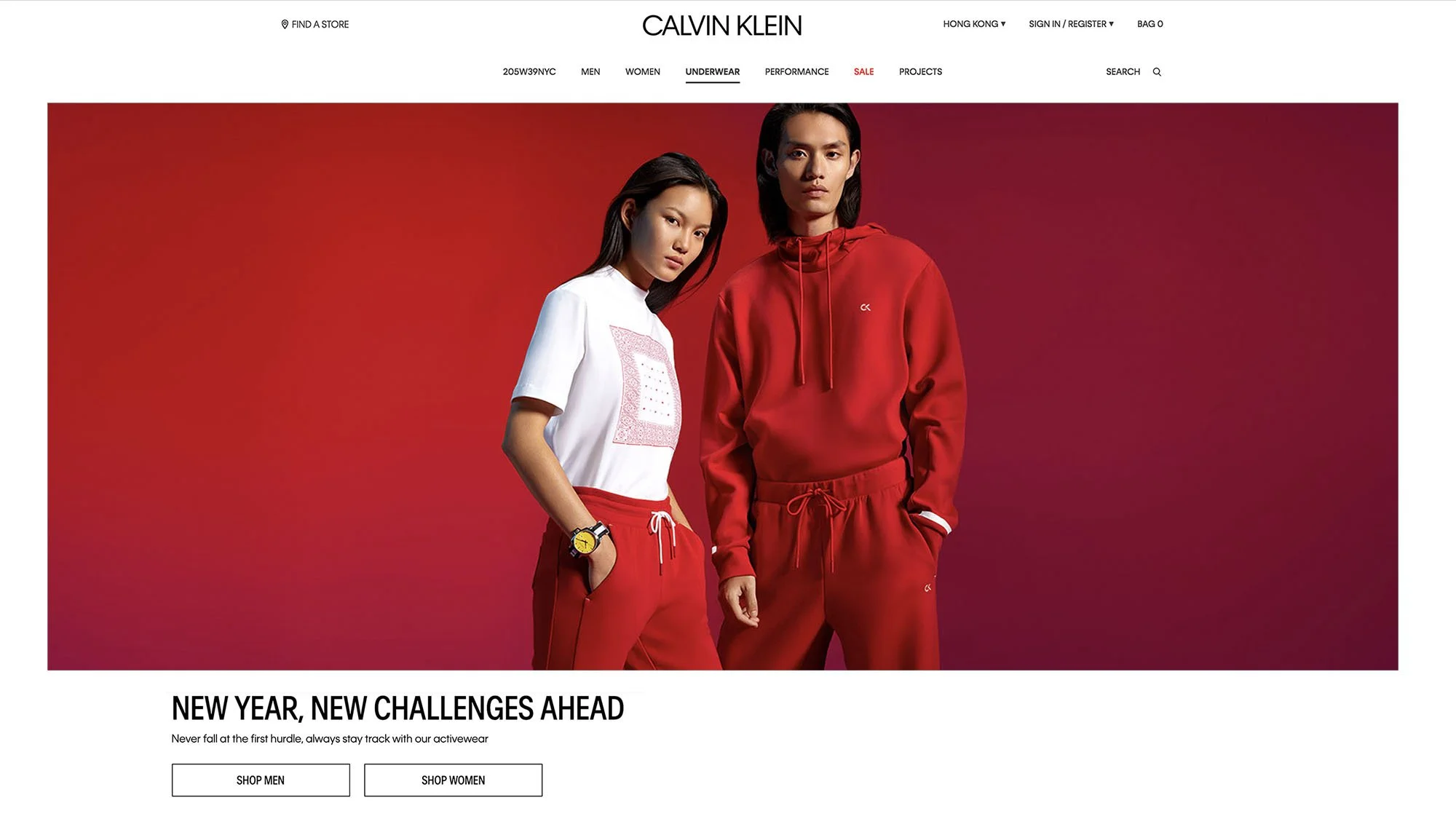 Calvin Klein CNY Campaign Hong Kong