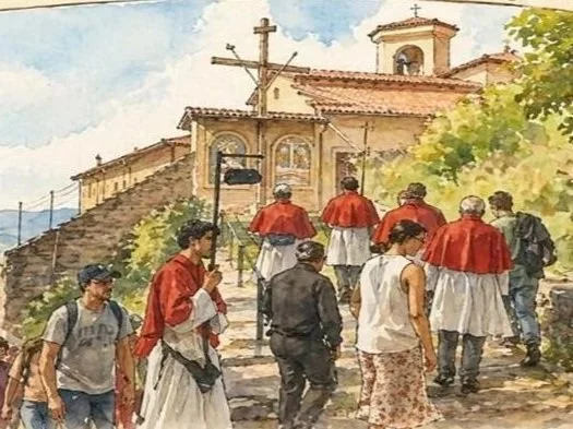 Il pasto del pellegrino - Ascensione al Convento Santa Maria del Bigorio con pranzo