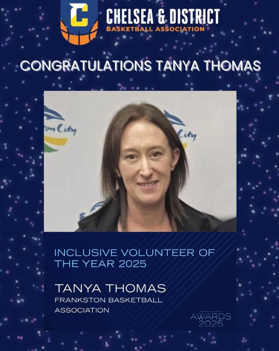 Tanya has been deeply involved across multiple associations over many years and is a true champion for inclusion in basketball. We feel incredibly fortunate to have her as part of our association and once again congratulate her on the outstanding wor