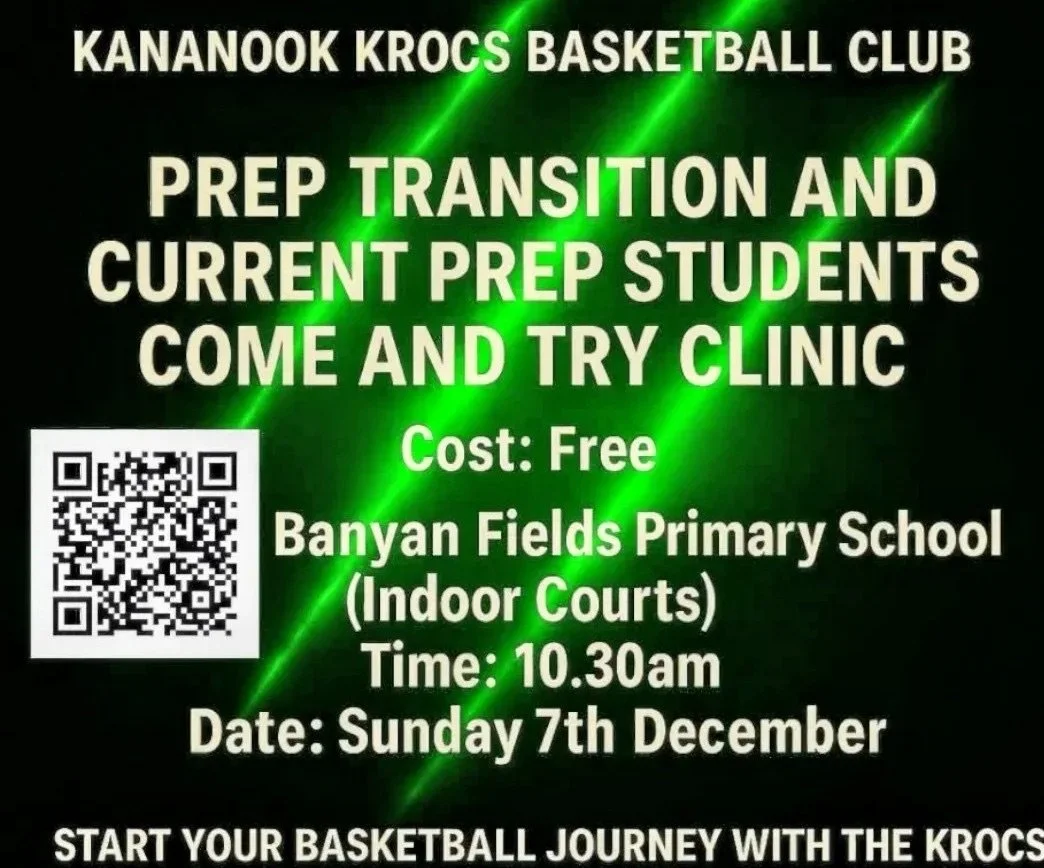 🌟 Prep Transition and Prep Kids....... Get Ready! 🌟 Something exciting is bouncing your way! 

 We&rsquo;re hosting a FREE Come &amp; Try Basketball Clinic just for Prep Transition and Current Prep students and you&rsquo;re invited!
 📅 Sunday, 7th