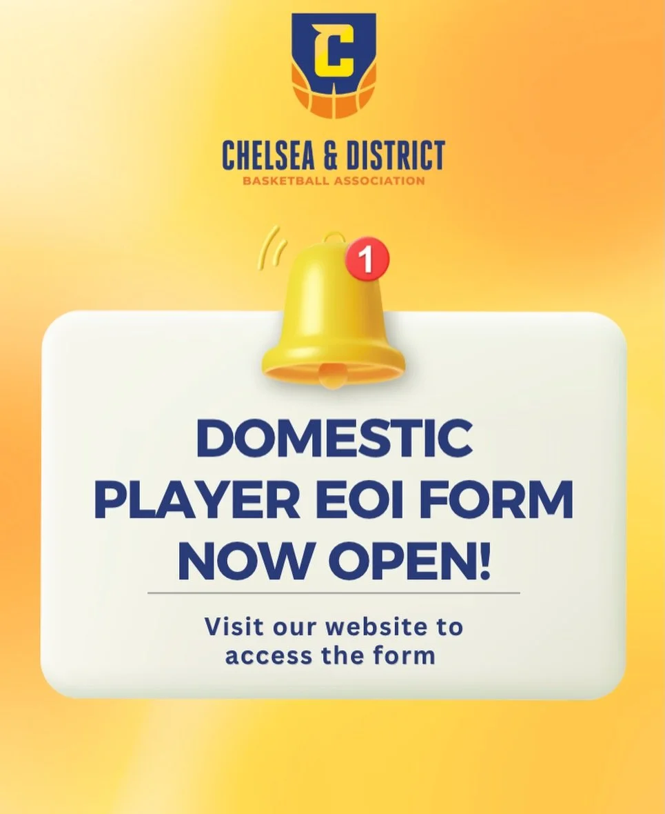 Have a player looking for a domestic club or team? 🏀

Fill out the Expression of Interest form on our website now and we&rsquo;ll help match you with a team!

Domestic registrations are also NOW OPEN, don&rsquo;t miss out on securing your spot for t