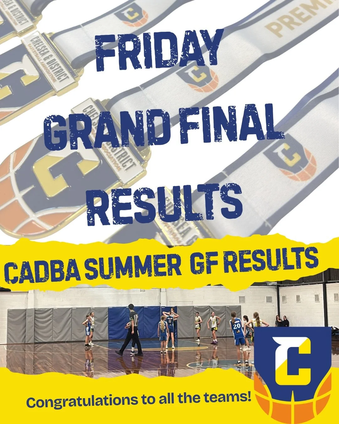 U8&rsquo;s GF results 🎉🎉

Well done to all of our U8 teams on Grand final Friday 🥳

#cadba #basketball #communitysport