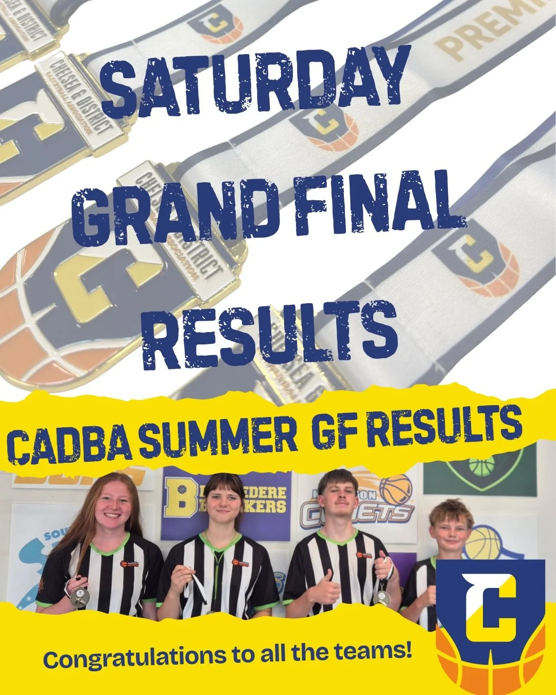 Saturday Grand Finals 🎉🥳👏🏽💪🏽

What a fantastic way to close out the season! 👏🏽

Well done to all teams who competed today, and to every team who took part in our Summer competition, your effort &amp; energy made it a great season.

That&rsquo