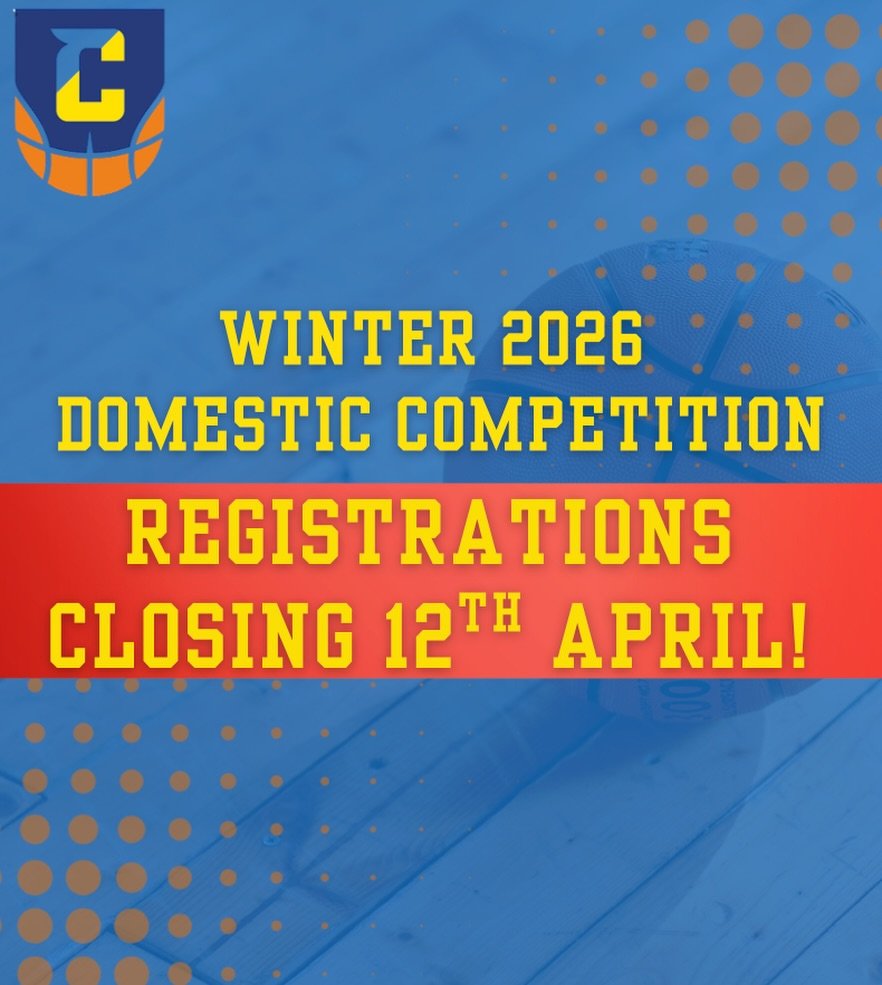 Winter Competitions are coming soon! 

Secure your spot in our domestic competitions now. Don&rsquo;t have a team but want to play? No worries! Fill out the Expression of Interest form on our website, and we&rsquo;ll help you find a team. 🏀