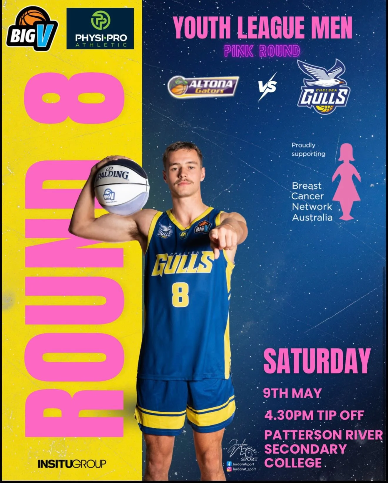 PINK ROUND AT HOME 💗
COME DOWN &amp; SHOW YOUR SUPPORT
TRIPLE HEADER &mdash; YLM, WOMEN&rsquo;S &amp; MEN&rsquo;S
LET&rsquo;S PACK THE HOUSE &amp; DONATE FOR A GREAT CAUSE 🙌