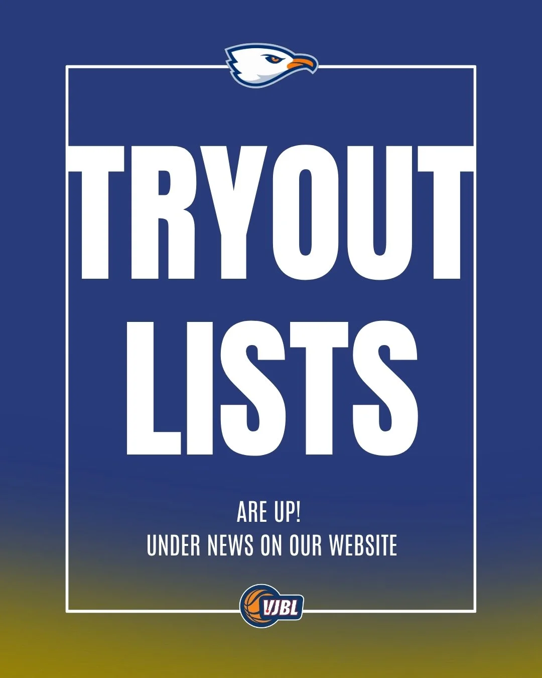 CHELSEA GULLS TRYOUTS: LISTS ANNOUNCED