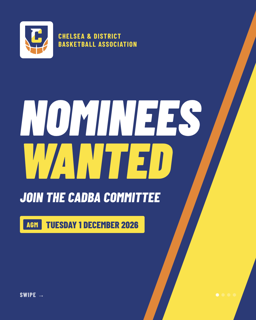 NOMINEES WANTED: JOIN THE CADBA COMMITTEE