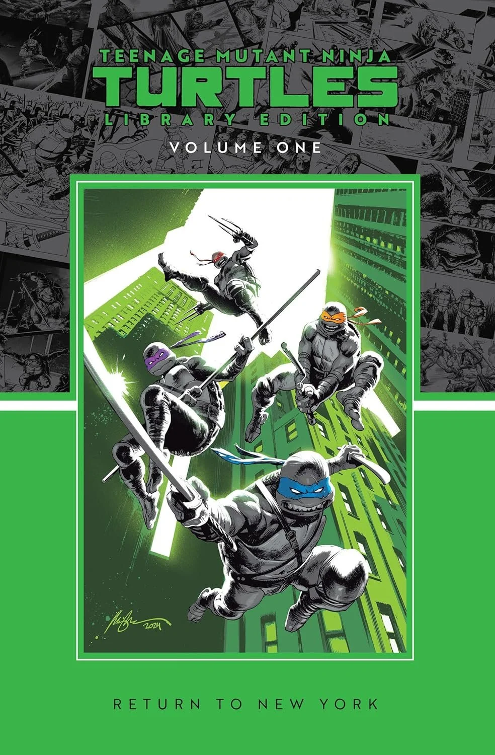 TEENAGE MUTANT NINJA TURTLES&lt;BR&gt;VOL. 1: RETURN TO NEW YORK&lt;BR&gt;LIBRARY EDITION