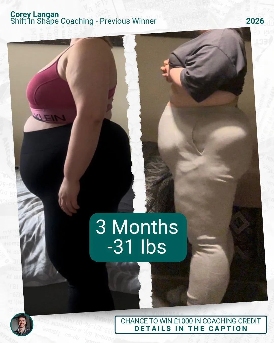 She almost didn&rsquo;t enter&hellip; and now look at her. 🏆

Quick reminder 👇

I&rsquo;m giving away:

1 FULL coaching package (&pound;1000)

10 partial coaching prizes (&pound;2000 total)

But let me tell you about my last winner, Gemma.

When we