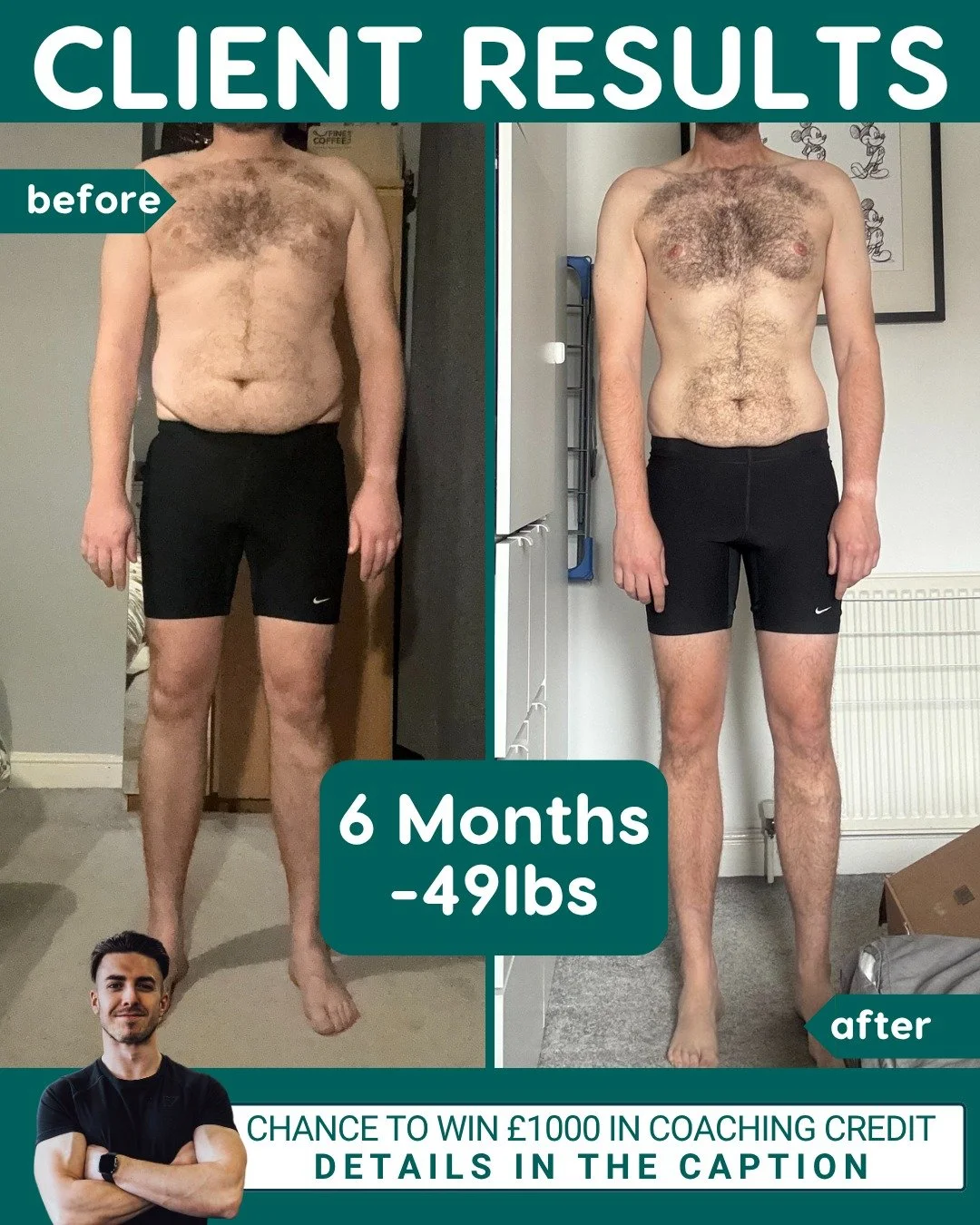 Ever look in the mirror and hate what you see? 😔

Neil did.

So much so, he&rsquo;d avoid mirrors and photos altogether.

When Neil came to me, his confidence was at rock bottom.

Over the years, the weight had slowly crept up&hellip;

And with it c