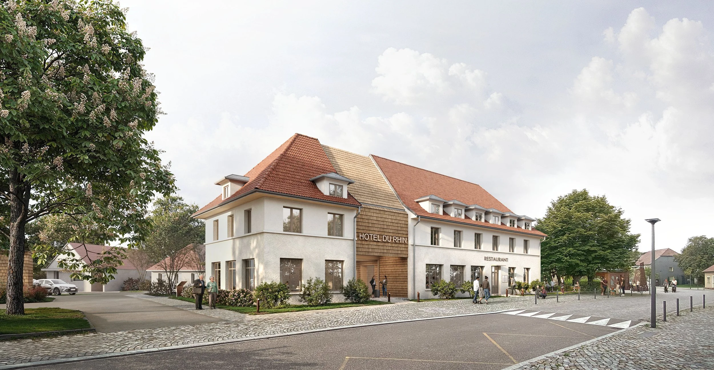 CHALAMPE / Hôtel du Rhin