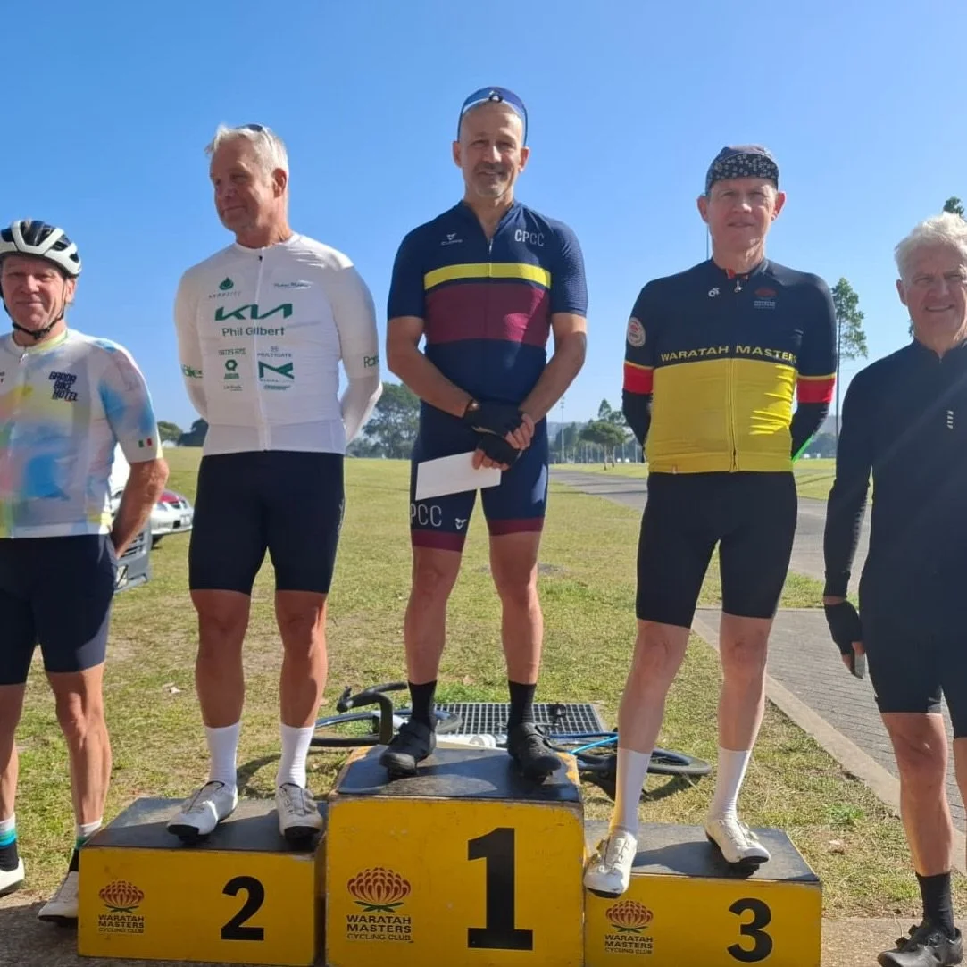 Richard Briffa on the top step at Heffron🥇

Thanks to @waratahmasterscc for a great Sunday!

#centennialparkcc 
#cpccracing 
#mastersracing