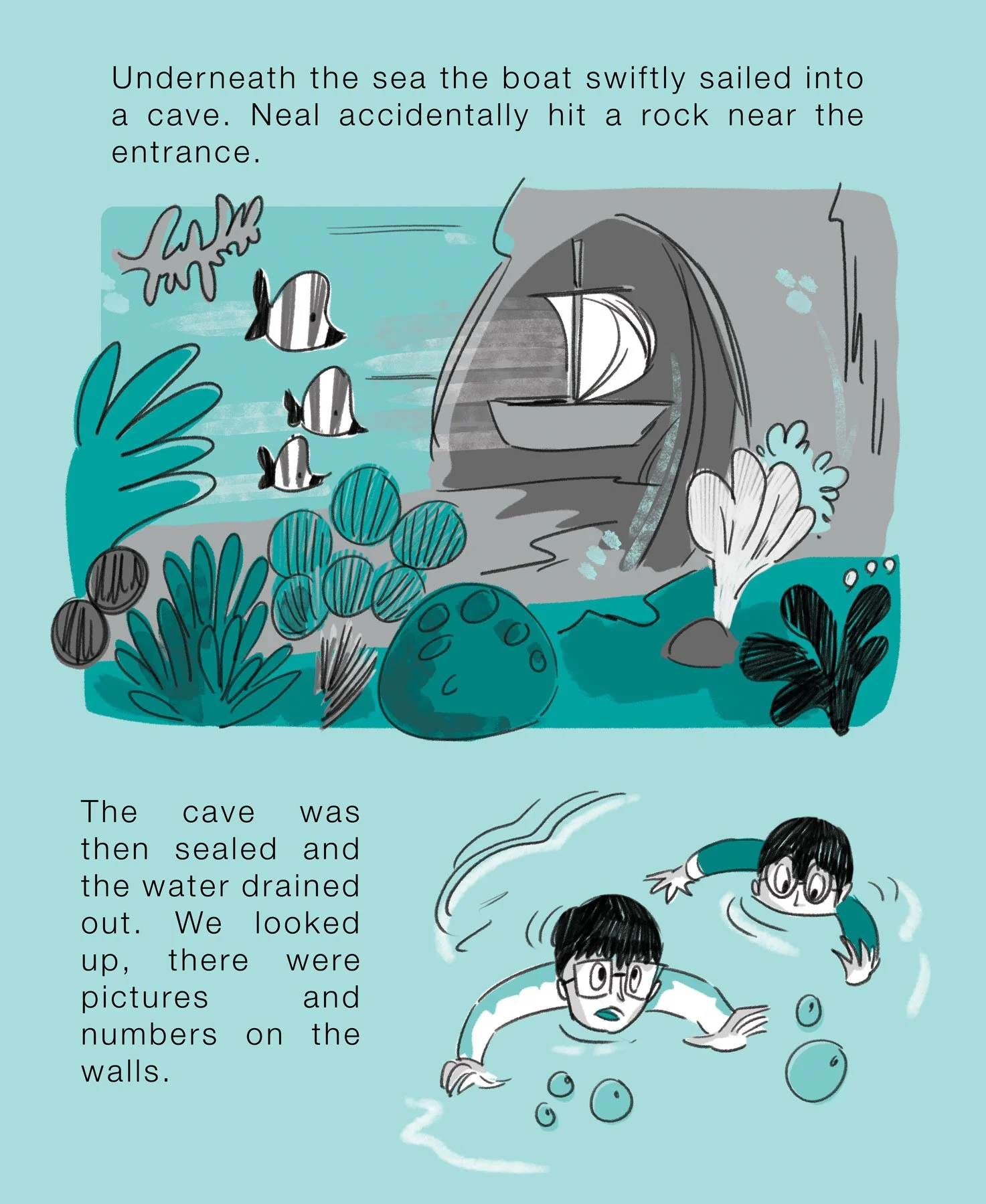 Illustrated book covers created for the Specsavers Children’s Short Story Competition winners at the An Post Irish Book Awards 2025 Charles Gallagher