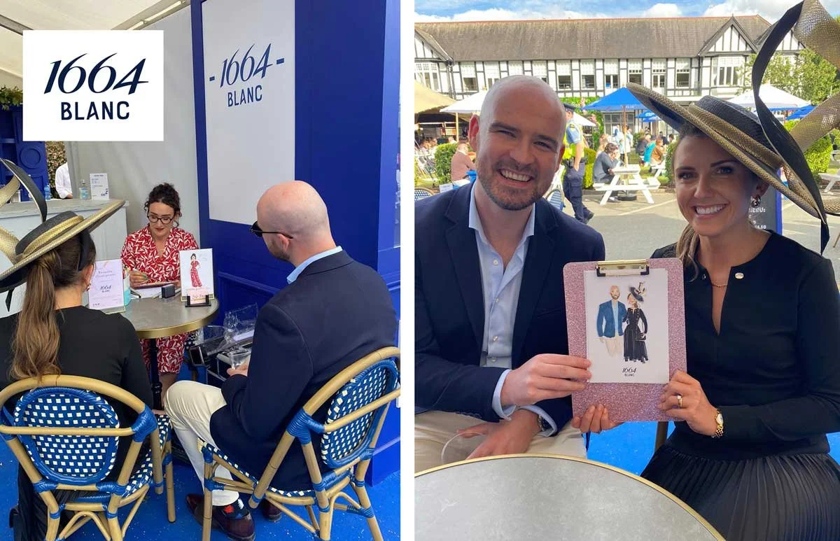 Corporate brand activation with Dublin live artist Linda Byrne