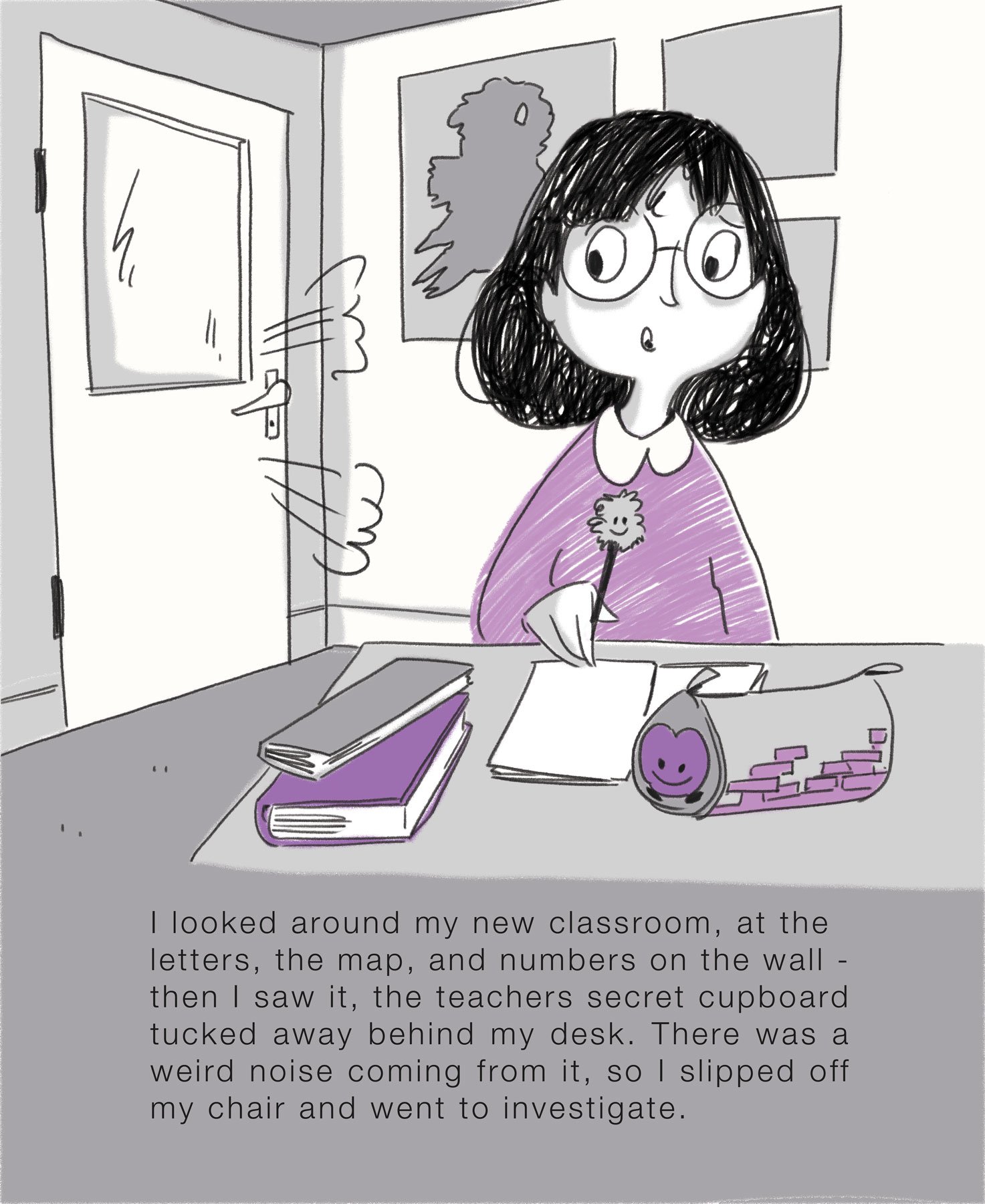 Illustrated book covers created for the Specsavers Children’s Short Story Competition winners at the An Post Irish Book Awards 2025 Esme Davison