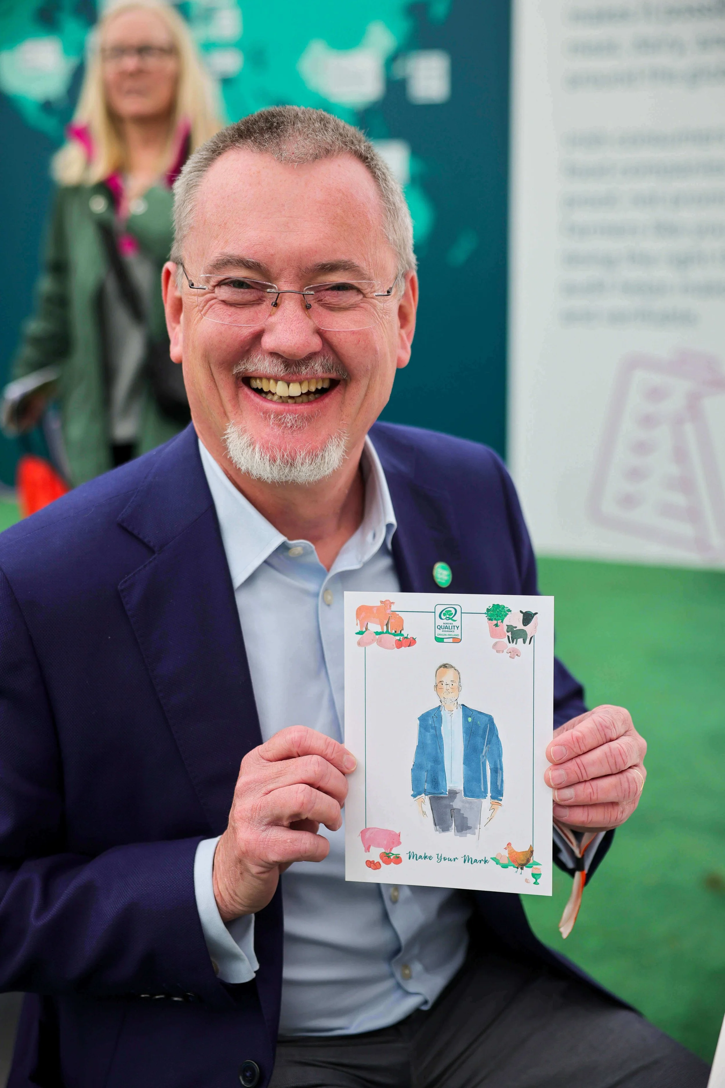 Live event artist in Ireland working with Bord Bia at the National Ploughing Championships