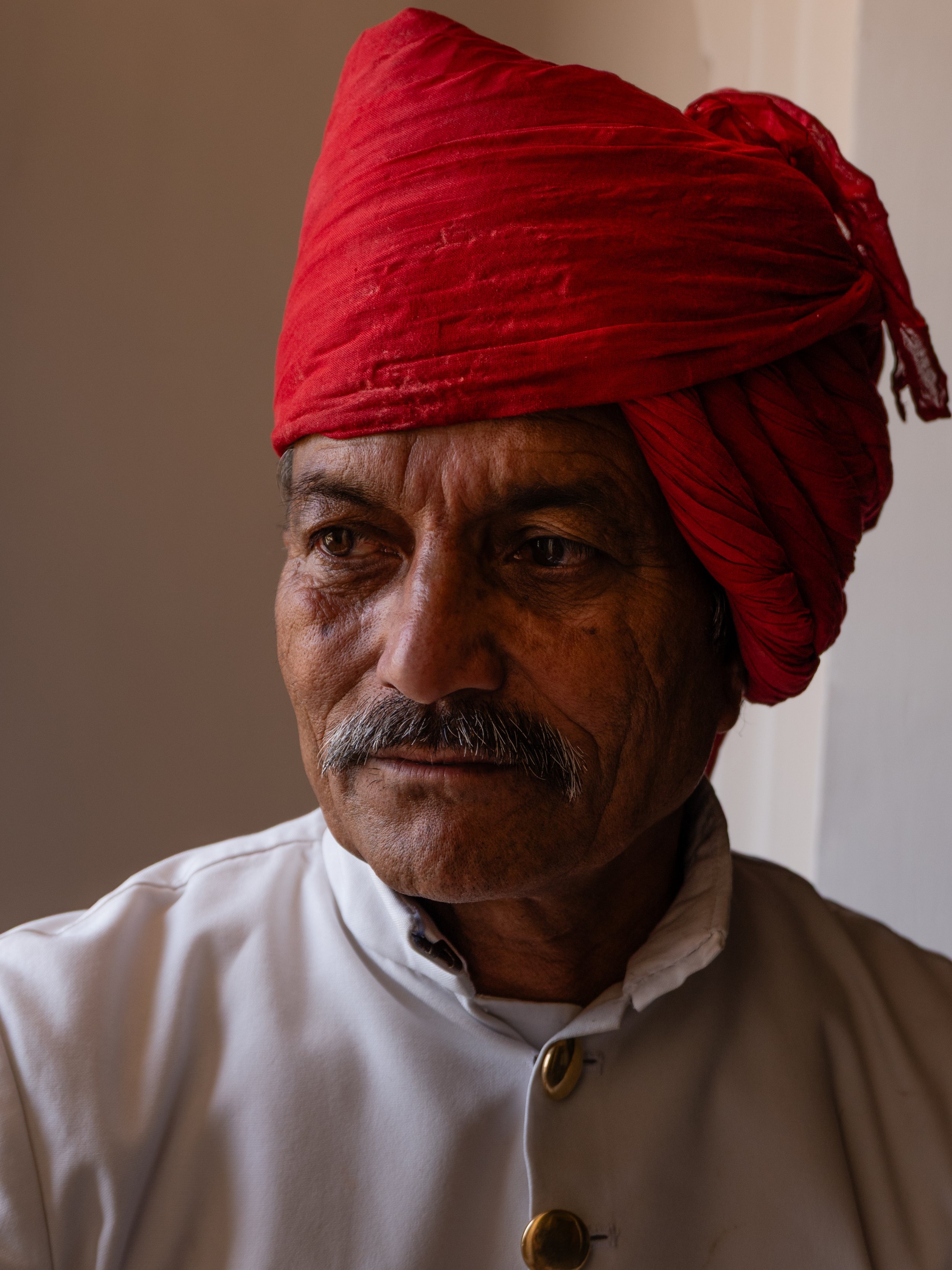 Amber Palace Guard. Jaipur, India. April 2026.