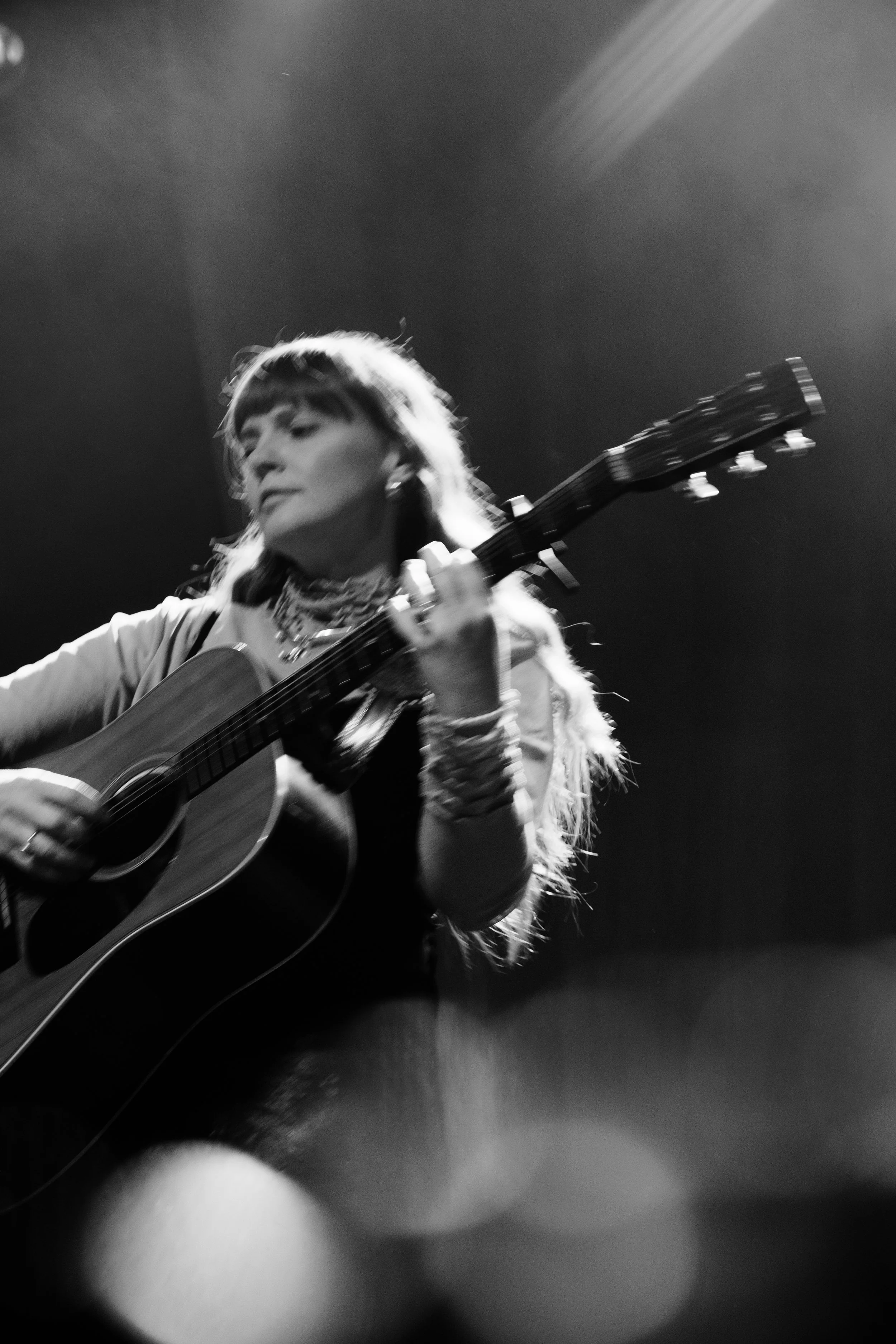 Courtney Marie Andrews performing at the Barrowlands in Glasgow opening for Glen hansard. Photographed by Live Music Photographer mark Cameron