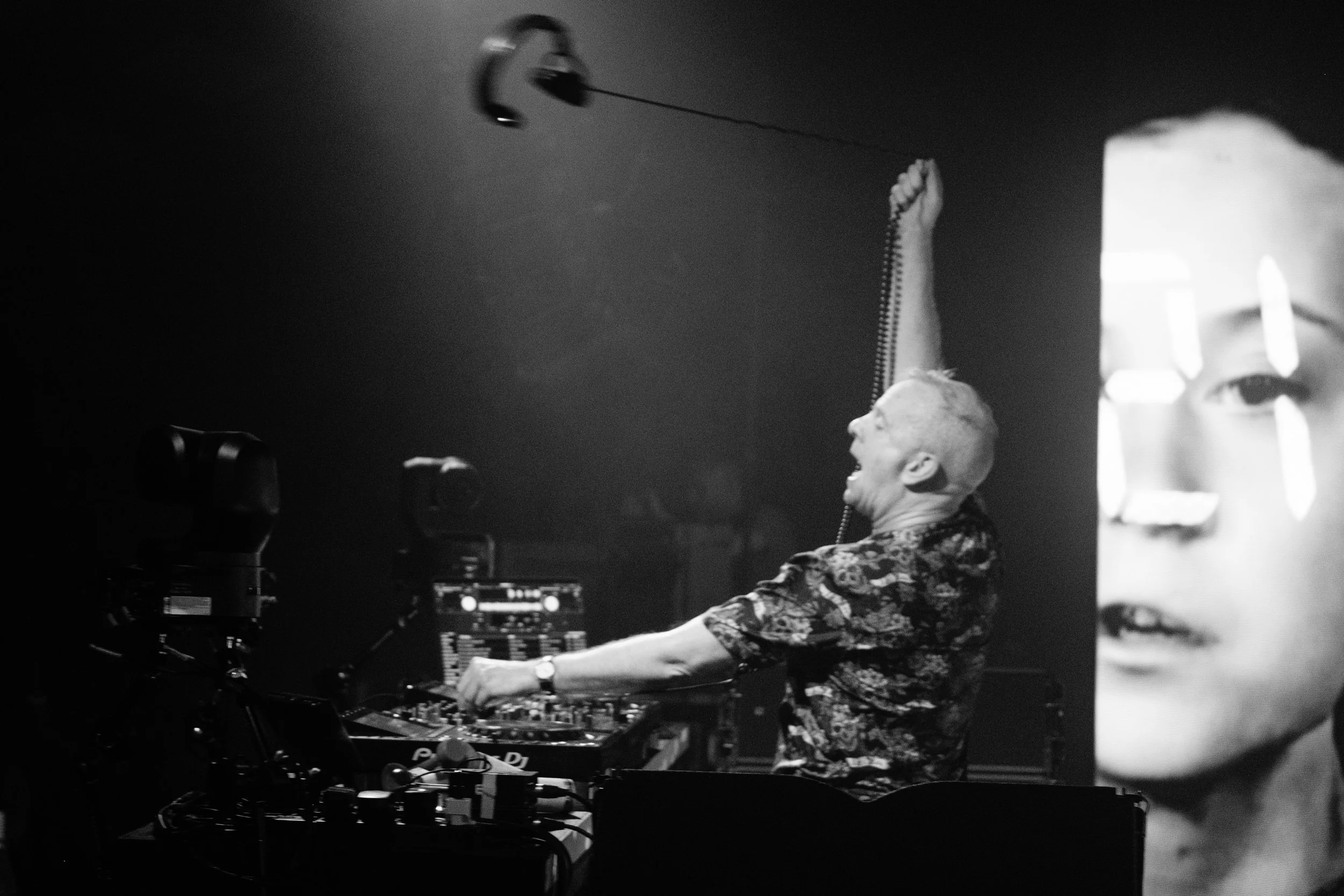 Fatboy Slim performing at night 2 of a 3 night run at Glasgows Barrowland Ballroom. February 2026. By Scottish Music Photographer Mark Cameron