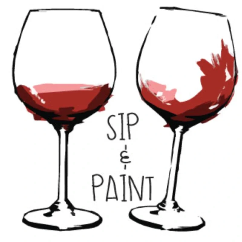 Sip &amp; Paint + Wine Tasting 🎨🍷