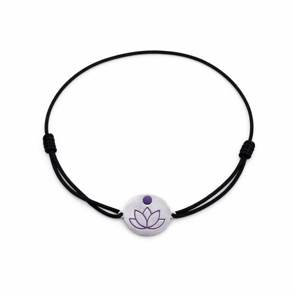 Silver Crown Chakra Bracelet