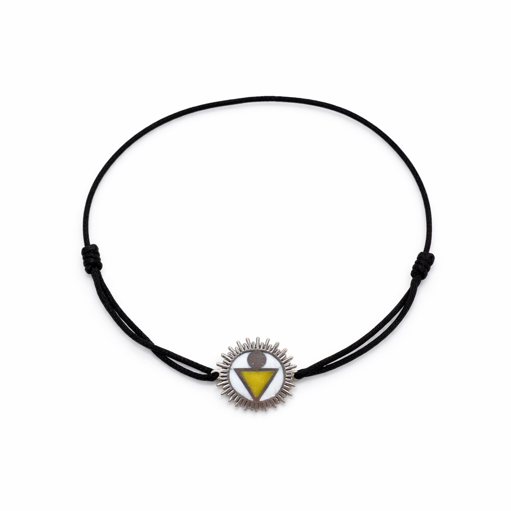 Silver Solar Chakra Bracelet