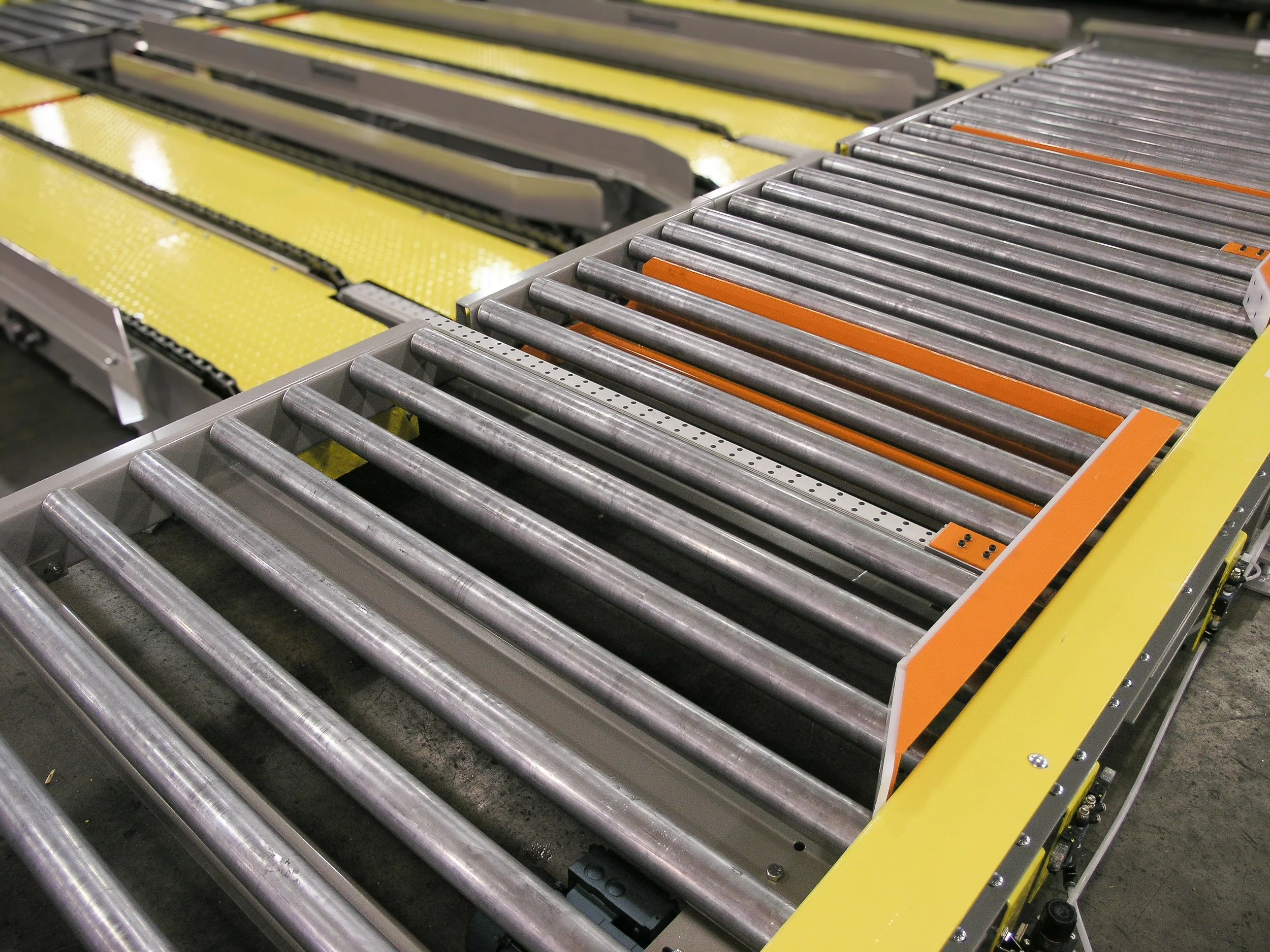 Empty Pallet Pusher Bar Transfer