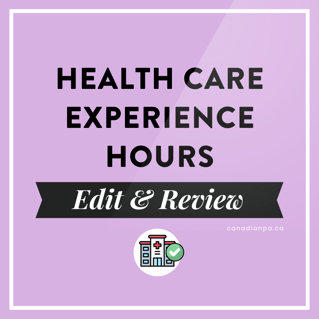 Health Care Experience Hours Audit & Review