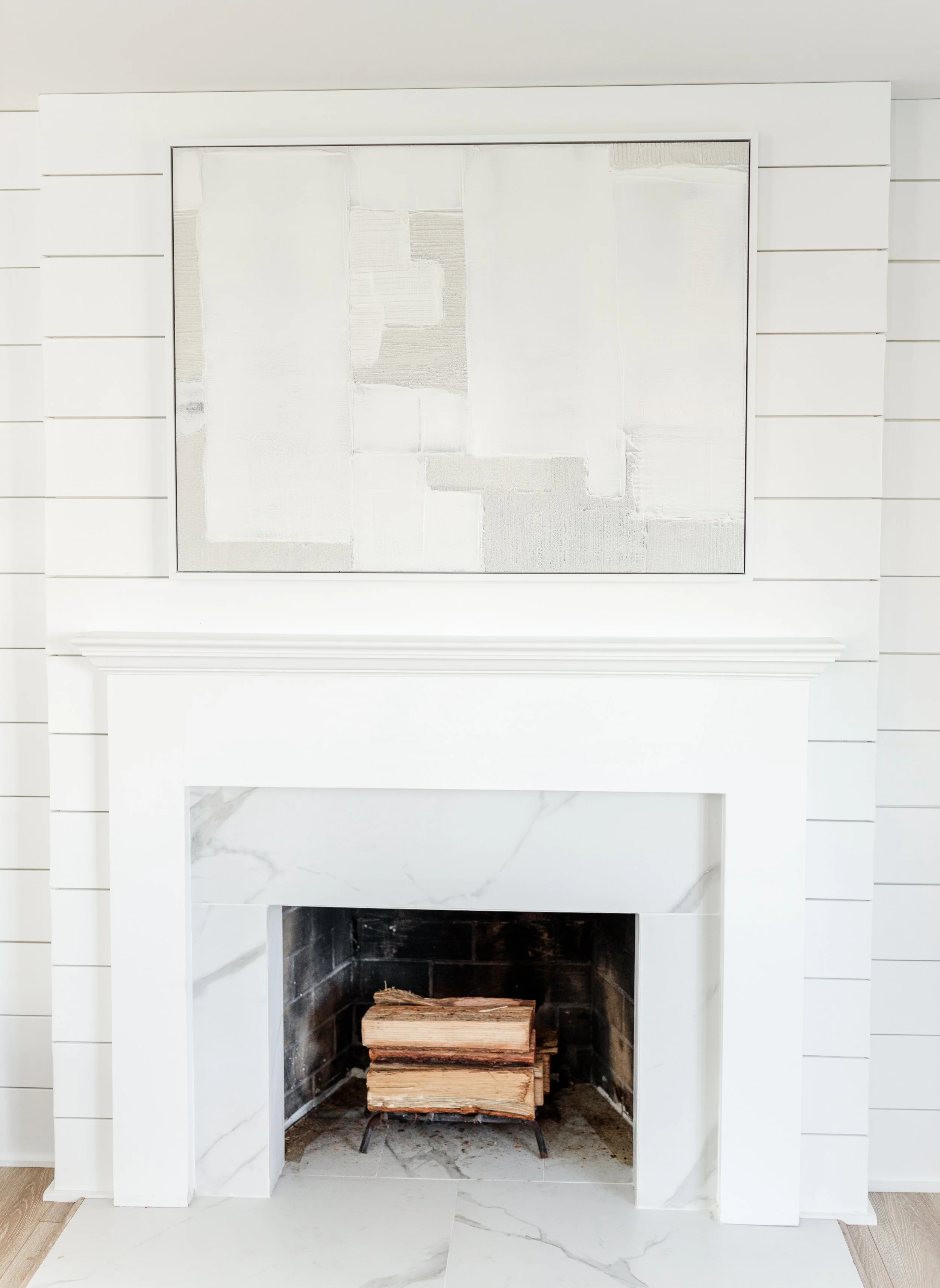 Faux Marble Fireplace Tutorial — IN THE SQUARE DESIGN