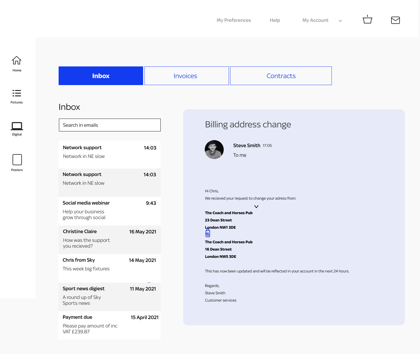 This was the first iteration of the inbox