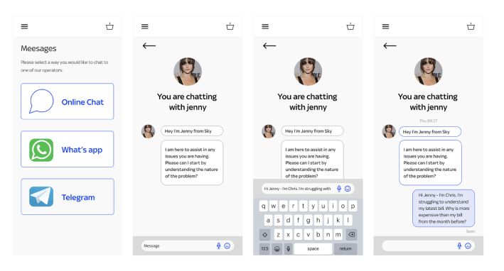 I wanted to consider other ways of messaging which the users requested including What's App and Telegram but didn't pursue it as it was not in scope