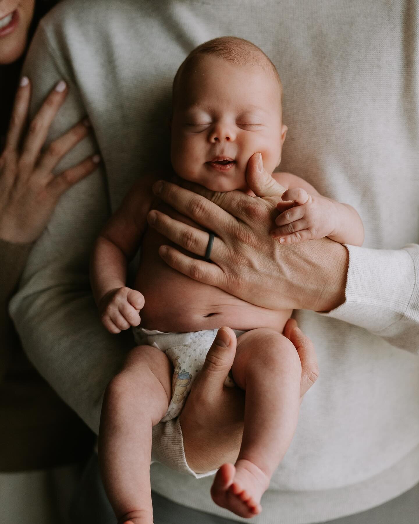 Best part of the job&hellip; meeting all your precious little peanuts! My heart!! Those cheeks! That tummy! Mom&rsquo;s smile!