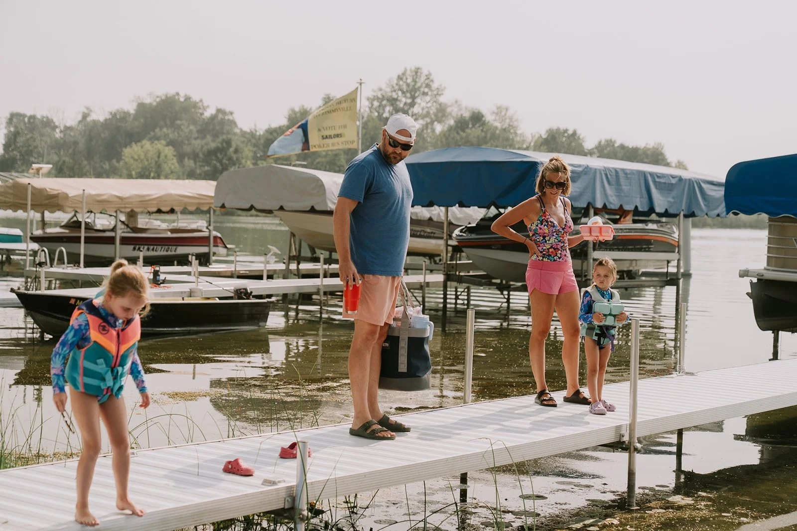 family-dock-baldwin-lake