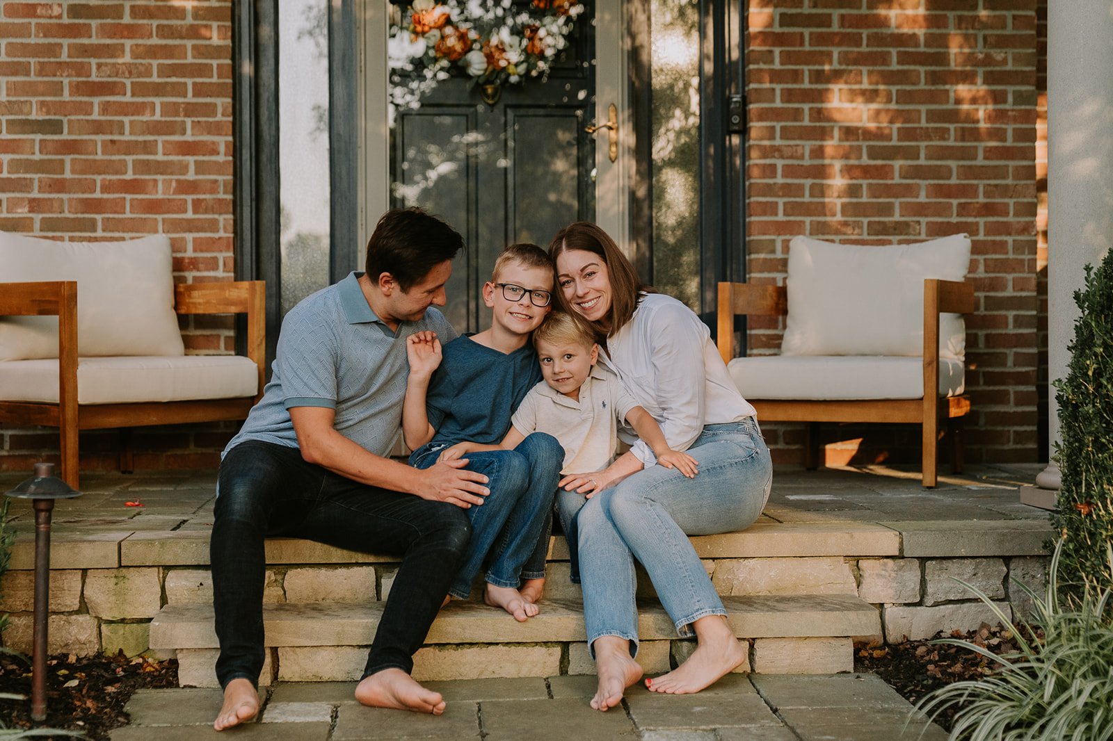 Candid Porch Moment with Kids | Front Porch Minis