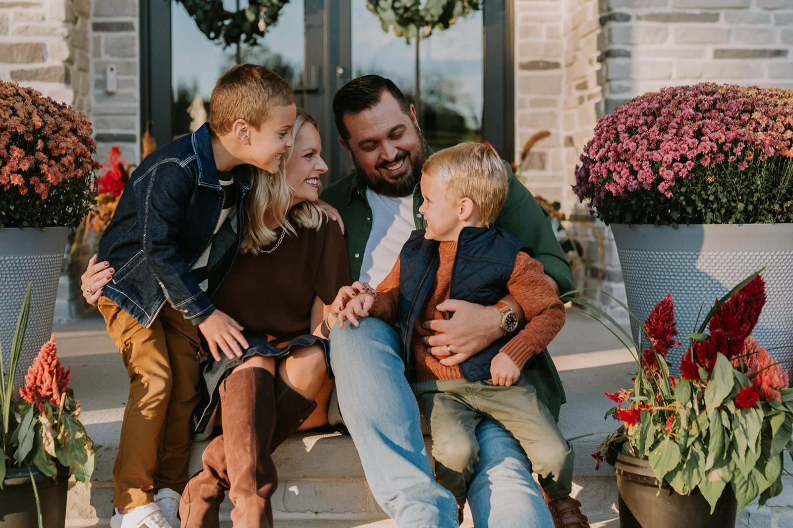 Cozy Porch Cuddle | Lifestyle Family Photography Mini Session