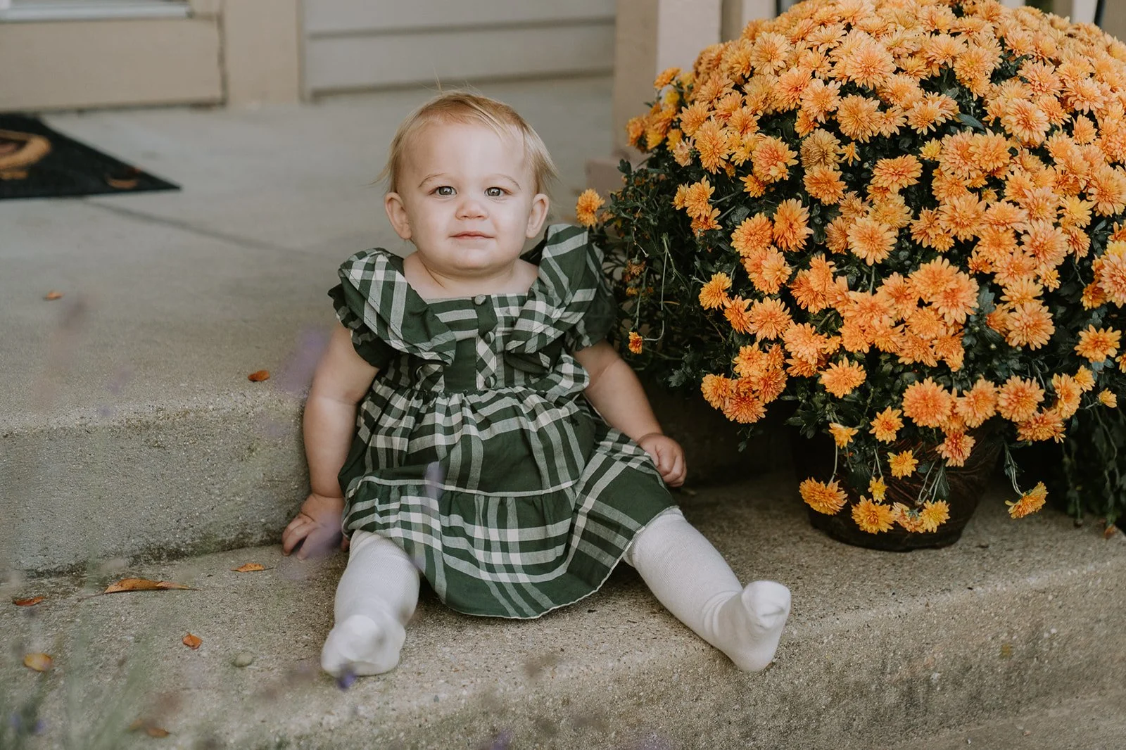 Porch Toddler Portrait | South Bend Lifestyle Photography