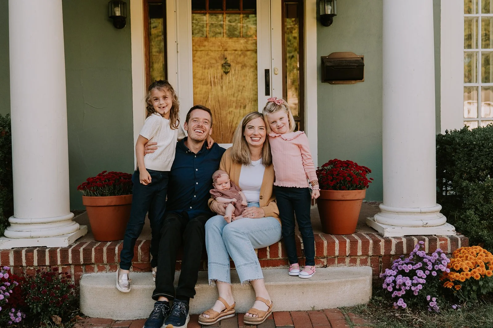 Front Porch Minis Family Portrait | South Bend Indiana