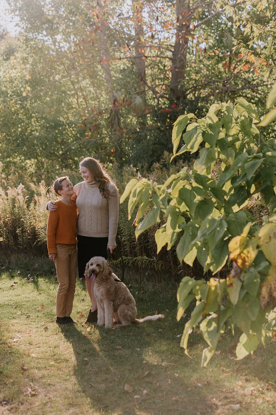 Family Walk at Meadows Edge | Fall Mini Sessions Indiana