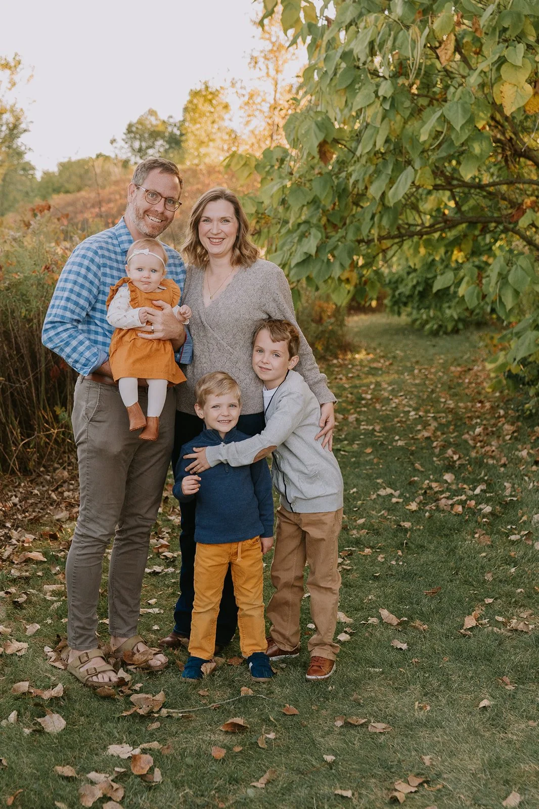 Fall Family Mini Session at Meadows Edge | Mishawaka Indiana Photographer