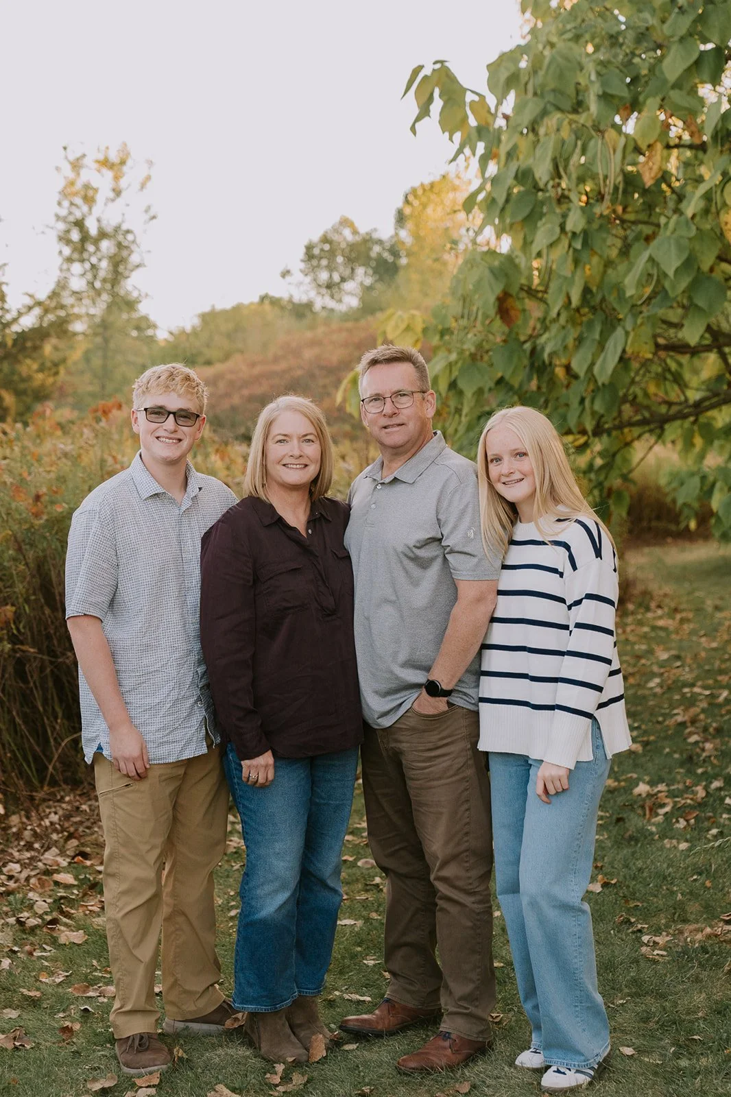 Meadows Edge Family Portrait | Fall Mini Sessions Mishawaka