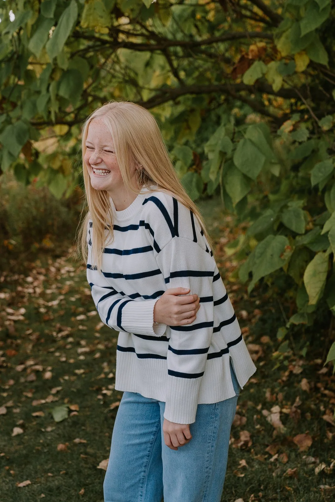 Candid Teen Laugh at Meadows Edge | Lifestyle Family Photography