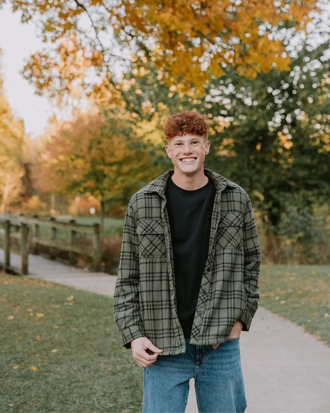 A Penn High School senior who&rsquo;s basically family

Where did the time go?! This is a day-one kid &mdash; I was in his delivery room! 🥹

that hair against all the golden leaves? 😍

A gorgeous evening spent with Framily and a gallery full of nat