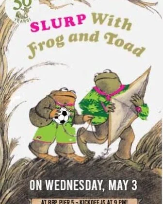 Calling all slurpers/friends of slurpers! We are down one player for our game tomorrow at BBP, pier 5 at 9pm- if anyone wants to come and play we will be eternally grateful!!! 

All skill/experience levels welcome!!! 

Come hang out with frog(s) and 