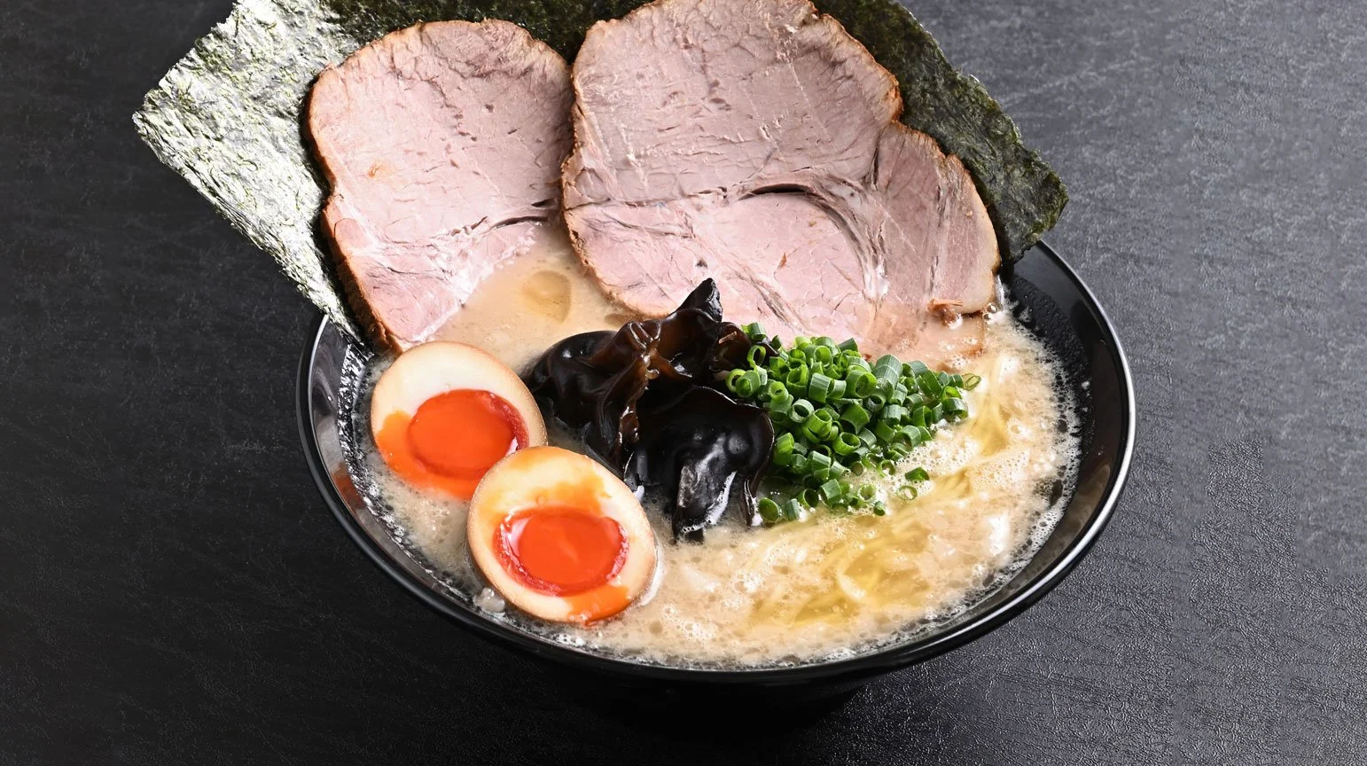 PORK TONKOTSU RAMEN (WITH ALL TOPPINGS)