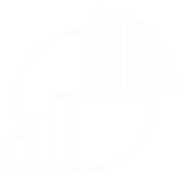 Line chart and pie chart icons representing data analysis or statistics.