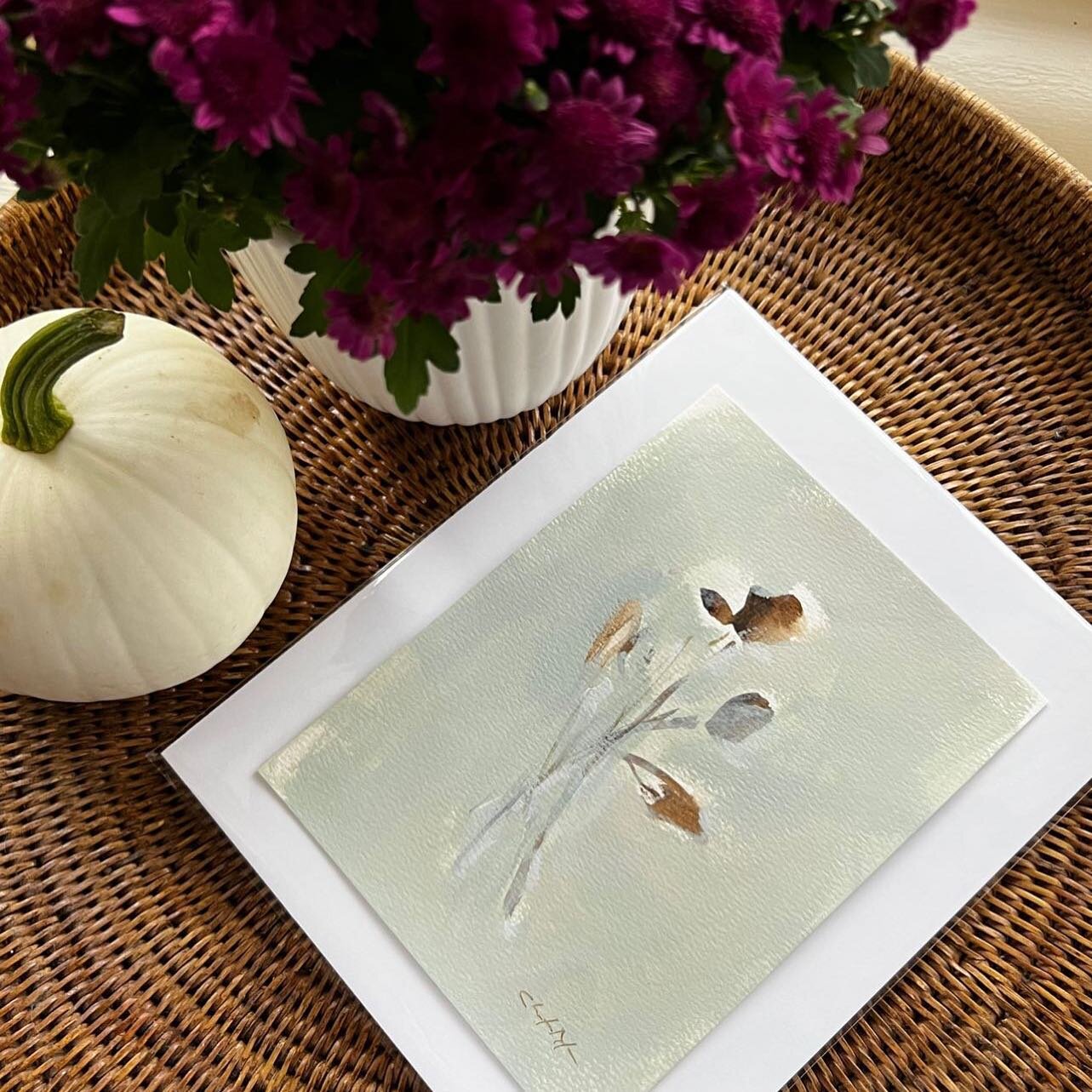 A delicate painting from the kindest artist on Instagram&hellip;&hellip;Thank You @christinabaker1
.
.
.
#originalart #nature #fallfeels #christinabakerart

#interiordesign  #interiordesigner #classicdesign #interiors #homedesign #interiorstyling #de