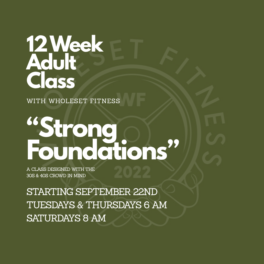 Strong Foundations: An Adult Strength Class