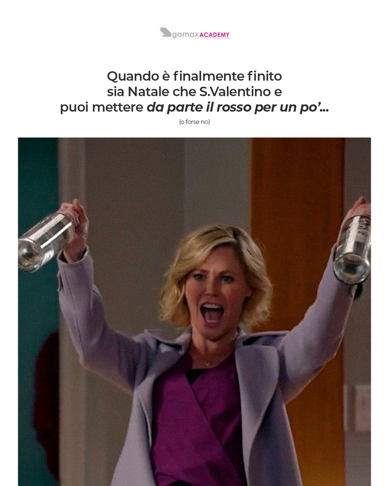 Noi festeggiamo cos&igrave;! 🥳🥳

Voi?

#Gamax #Formazione #GamaxAcademy