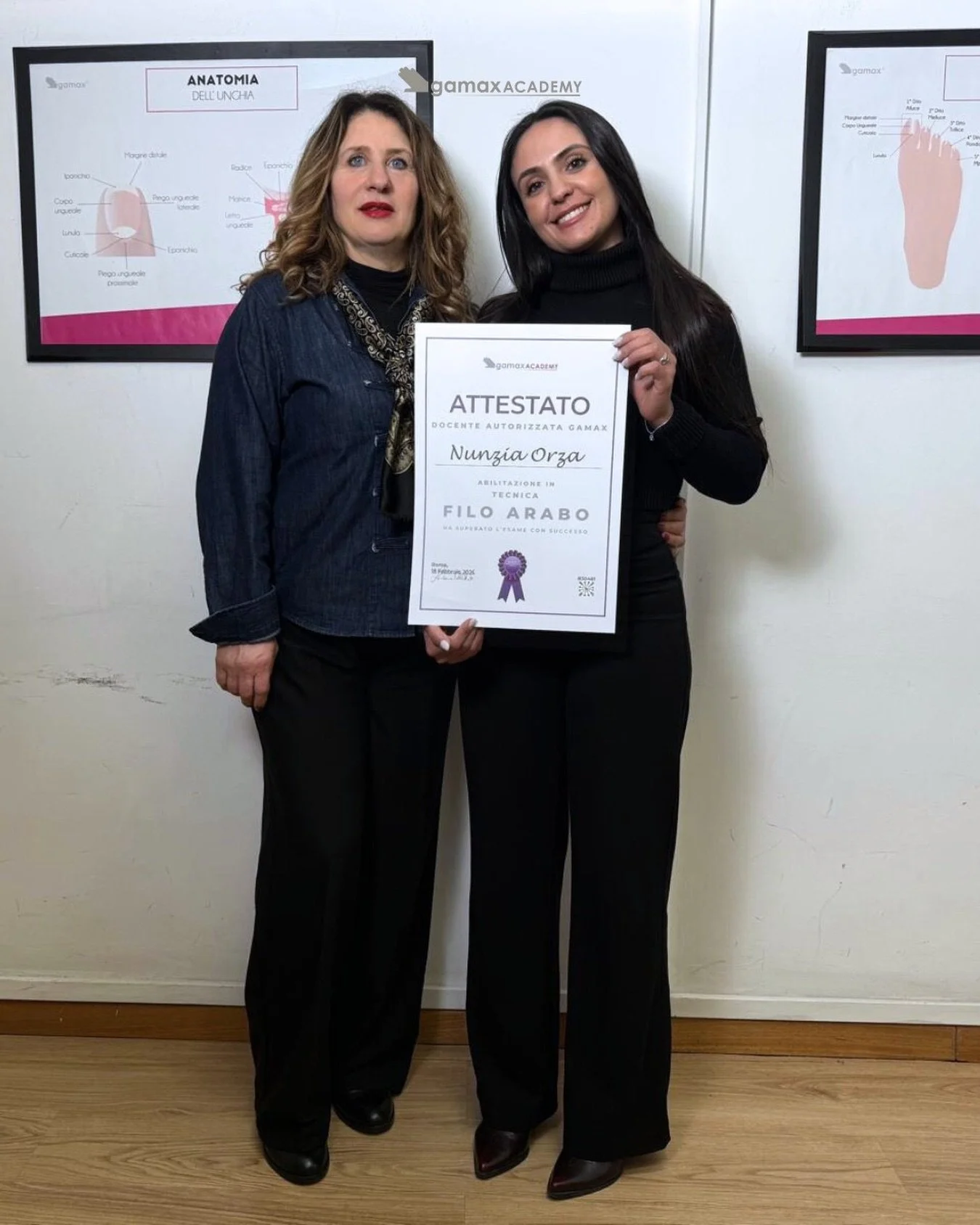 Nelle nostre Gamax Academy non ci fermiamo mai, ci formiamo continuamente✨

Festeggiamo una nuova tappa raggiunta 😍🎓

Congratulazioni alla nostra Nunzia, docente della @gamaxacademysanmarzano per l&rsquo;abilitazione all&rsquo;utilizzo del filo ara